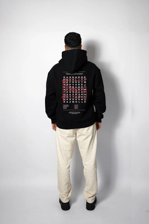 Hoodie 'Gridlock' - Reborn 003 - Black