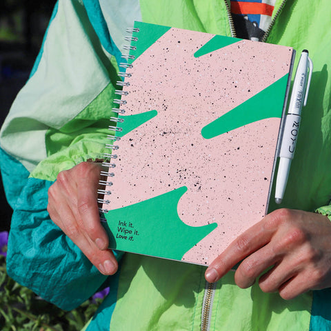 Erasable Notebook A5 - Flashy Moss