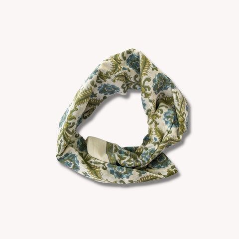 Hand block printed scarf, Indian cotton - Shakti.ism | शक्तिवाद