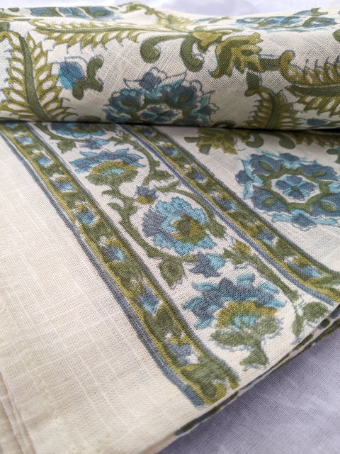 Hand block printed scarf, Indian cotton - Shakti.ism | शक्तिवाद