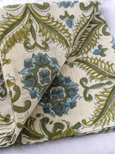 Hand block printed scarf, Indian cotton - Shakti.ism | शक्तिवाद