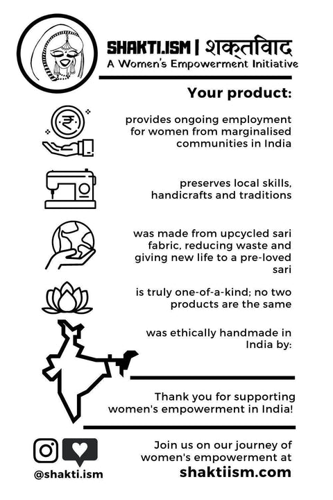 Hand block printed scarf, Indian cotton - Shakti.ism | शक्तिवाद