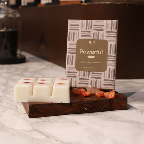 andgemaakte waxmelts die ambachtelijk zijn geproduceerd voor een unieke geurbeleving.