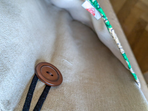 Handmade book/ e - reader sleeve with pocket, Nepali cotton - Shakti.ism | शक्तिवाद