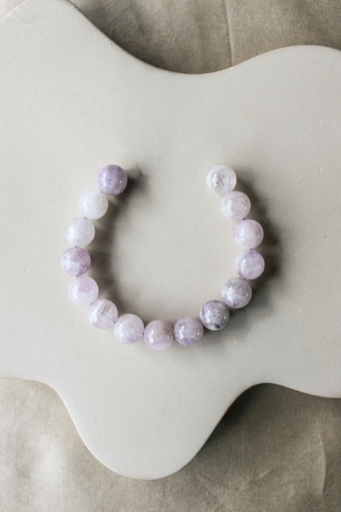 'Julie' Heldere Amethist Armband