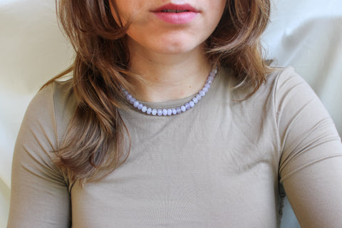 'Claire' Heldere Amethist Ketting