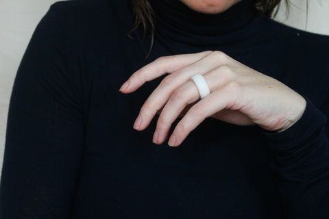 'Wende' Howliet Ring (US 6.5, 16.9mm)