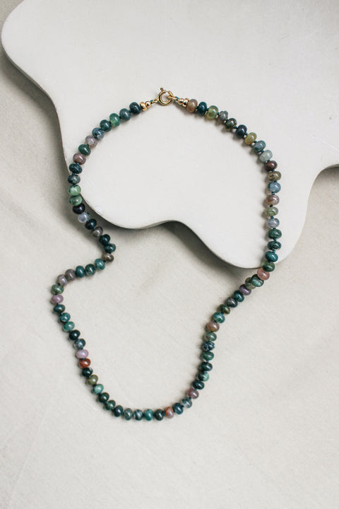 Indiase agaat ketting 'Carmen'