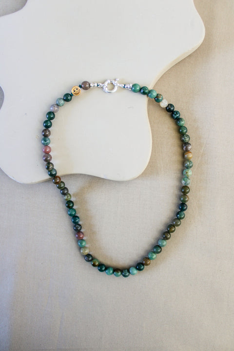 'Mabel' Indiase Agaat Ketting