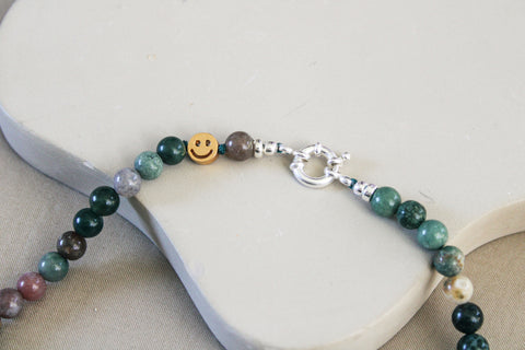 'Mabel' Indiase Agaat Ketting