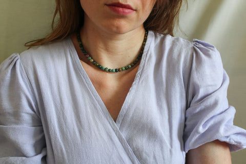 'Mabel' Indiase Agaat Ketting