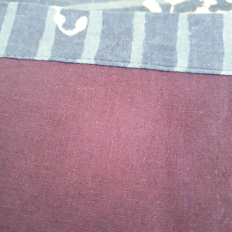 Indigo block - printed table runner, handmade - Shakti.ism | शक्तिवाद