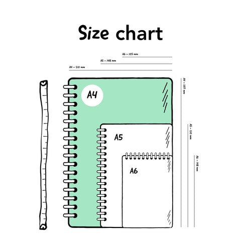 Erasable Notebook A4 - Sandy Jungle