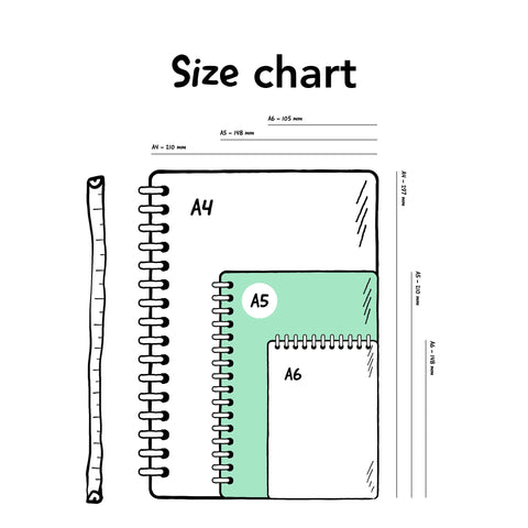 Erasable Notebook A5 - Rocky Ice