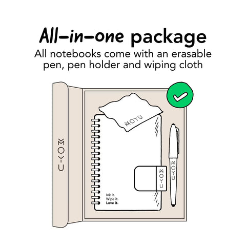 Erasable Notebook A5 - Forest Green