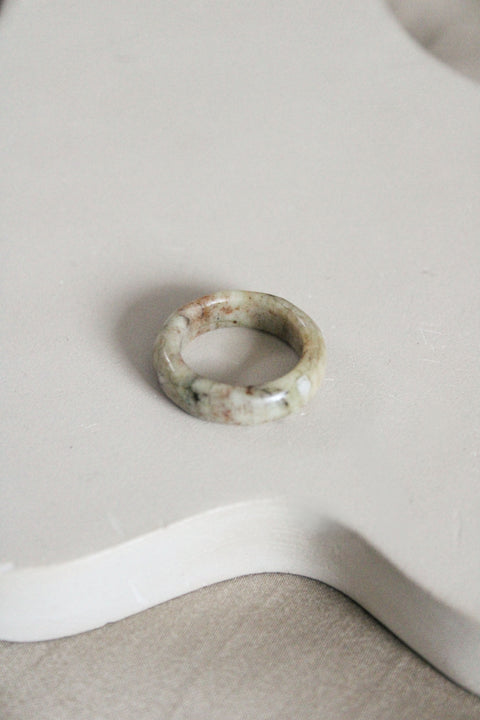 'Bodhi' Jade Ring (US 8, 18.2mm)