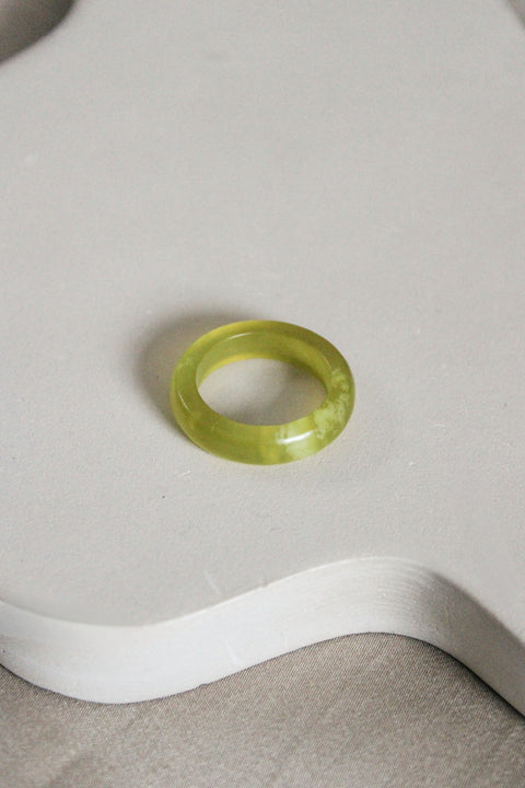 'Cato' Jade Ring (US 8, 18.2mm)