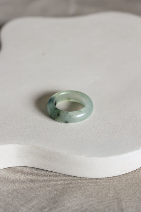 'Chloe' Jade Ring (US 6, 16.5mm)