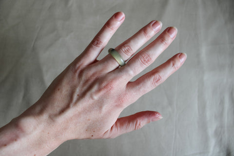 'Chloe' Jade Ring (US 6, 16.5mm)