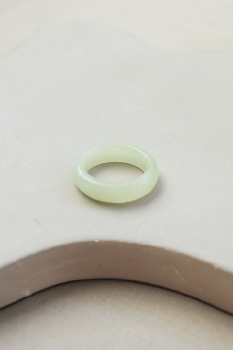 Jade ring 'Didde' (US 8, 18.2mm)