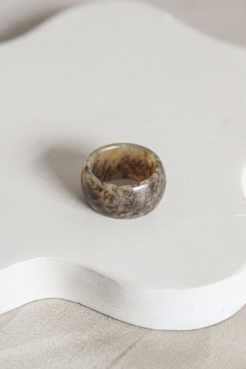 'Dido' Jade Ring (US 7.5, 17.7mm)