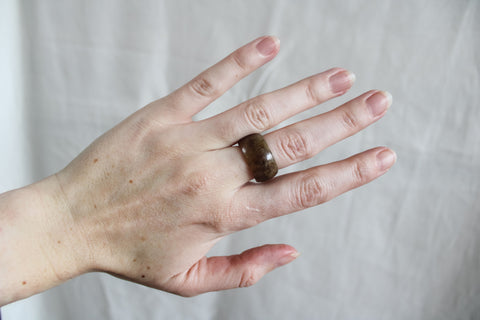 'Dido' Jade Ring (US 7.5, 17.7mm)