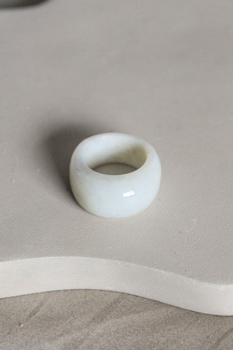 'Eddie' Jade Ring (US 9, 19mm)