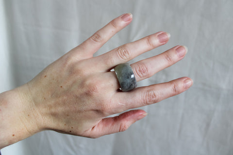 'Judy' Jade Ring (US 9, 19mm)