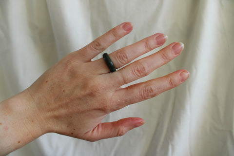 'Sasha' Jade Ring (US 5.5, 16.1mm)