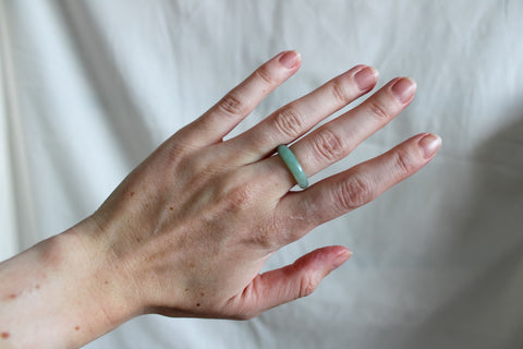 'Sophia' Jade Ring (US 6.5, 17mm)