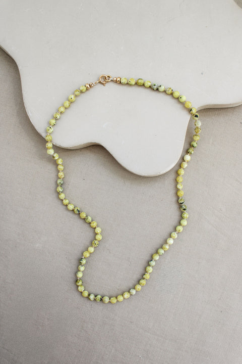 Jaspis ketting 'Féline'