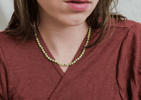 Jaspis ketting 'Féline'
