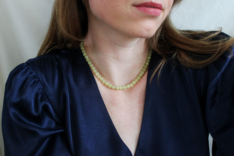 'Mabel' Jaspis Ketting