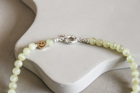 'Mabel' Jaspis Ketting