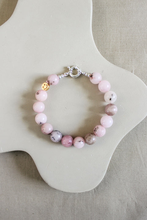 'Julie' Kersenbloesem Jaspis Armband