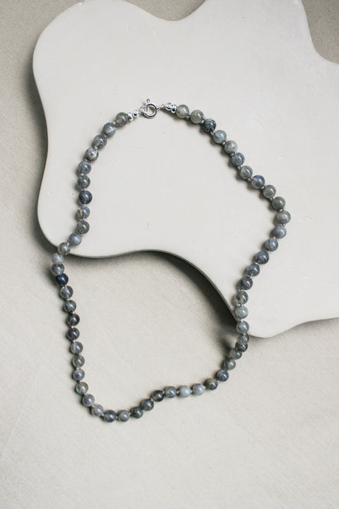 Labradoriet ketting 'Inès'