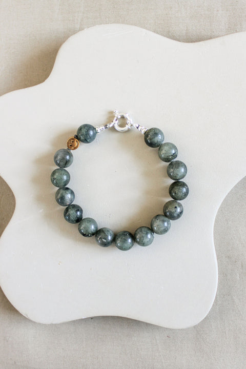 'Julie' Labradoriet Armband