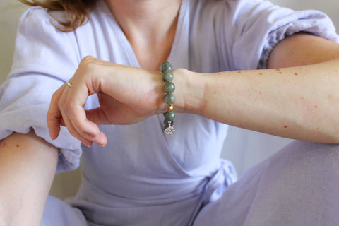 'Julie' Labradoriet Armband