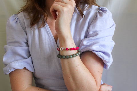 'Claire' Roze Toermalijn Armband