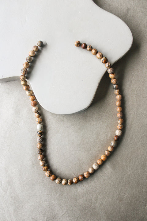 'Mabel' Landschapsjaspis Ketting