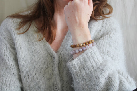 'Celia' Landschapsjaspis Armband