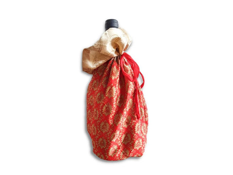 Large sari gift bags with drawstring - Shakti.ism | शक्तिवाद