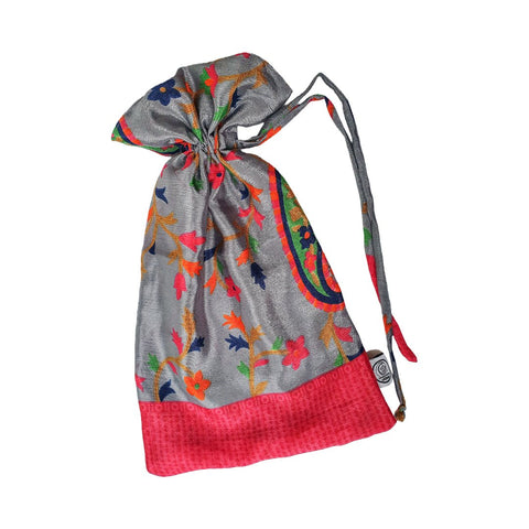 Large sari gift bags with drawstring - Shakti.ism | शक्तिवाद