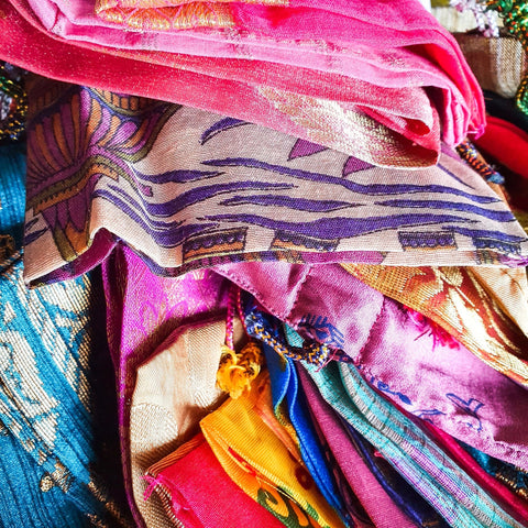 Large sari gift bags with drawstring - Shakti.ism | शक्तिवाद