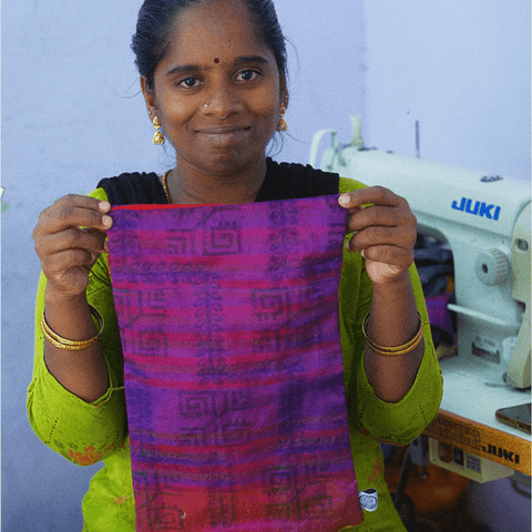Large sari gift bags with drawstring - Shakti.ism | शक्तिवाद