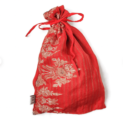Large sari gift bags with drawstring - Shakti.ism | शक्तिवाद