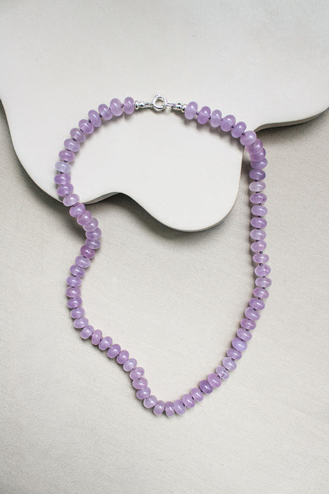 Chalcedoon ketting 'Lea'
