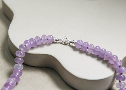 Chalcedoon ketting 'Lea'