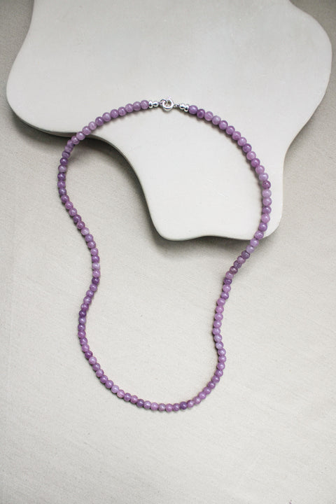 Lepidoliet ketting 'Flore'
