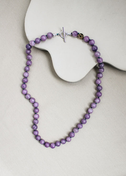 Lepidoliet ketting 'Emma'